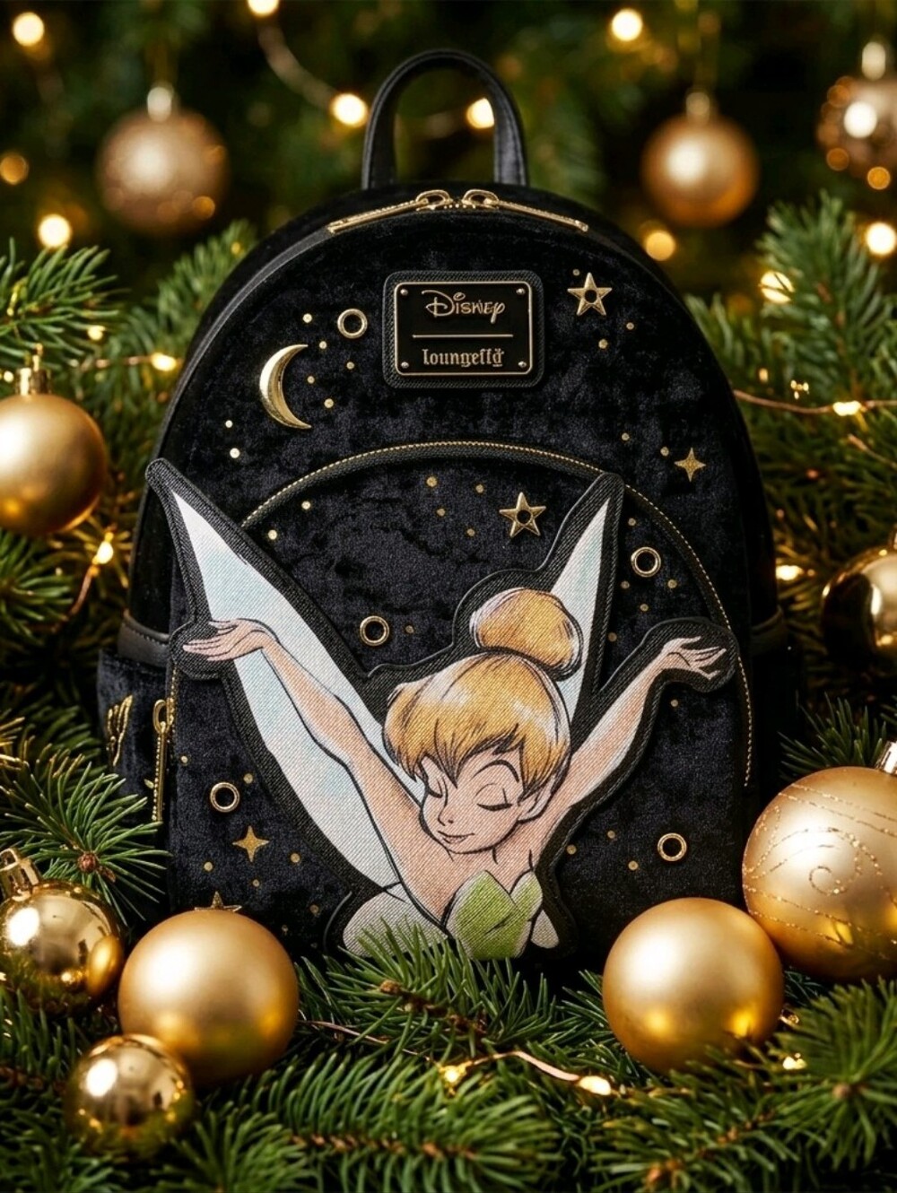 Tinker Bell Pixie Dust Velvet Mini Backpack
